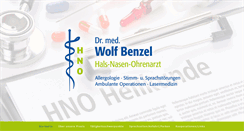 Desktop Screenshot of hno-benzel.info