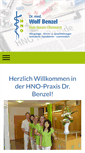 Mobile Screenshot of hno-benzel.info
